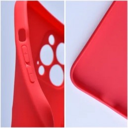 COVER PROTEZIONE APPLE IPHONE 11 PRO MAX - SOFT SILICONE ROSSO (CON FORO PER IL LOGO)