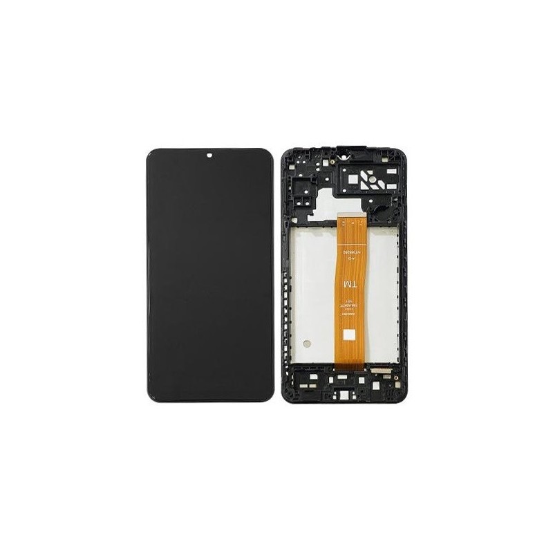 DISPLAY SAMSUNG GALAXY A04s SM-A047 NERO - CODICE FLAT SM-A047F V01 TM (W/F)