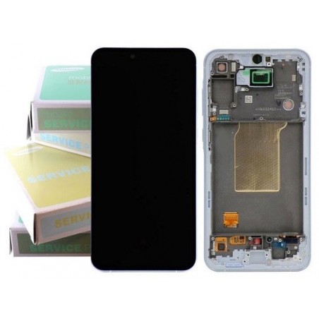 DISPLAY SAMSUNG GALAXY A55 5G SM-A556 NERO W/F ICE BLU (BLU CHIACCIO)