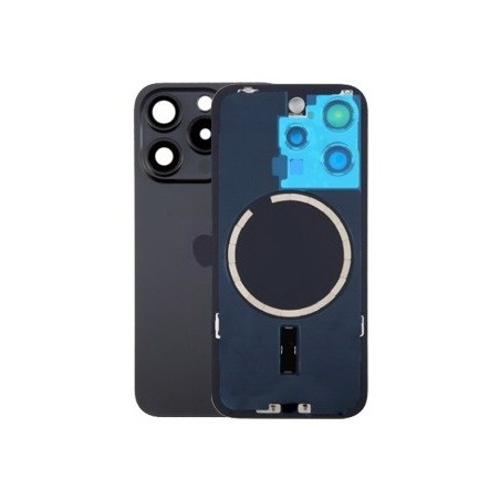 COVER POSTERIORE APPLE IPHONE 15 PRO NERO TITANIUM - FORO GRANDE