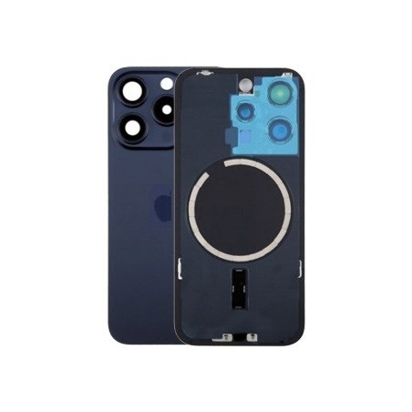 COVER POSTERIORE APPLE IPHONE 15 PRO BLU TITANIUM - FORO GRANDE