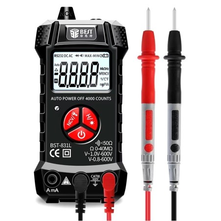 TESTER MULTIMETRO DIGITALE BEST BST-831L