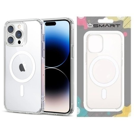 COVER PROTEZIONE APPLE IPHONE 11 PRO - MAGSAFE TPU TRASPARENTE/BIANCO