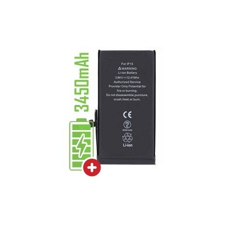 BATTERIA APPLE IPHONE 13 - MAGGIORATA 3450mAh