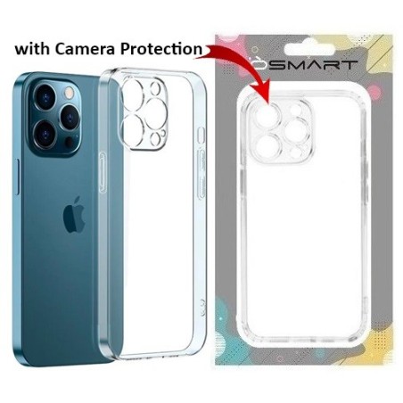 COVER PROTEZIONE APPLE IPHONE 15 PRO - TPU TRASPARENTE (CON PROTEZIONE FOTOCAMERA)