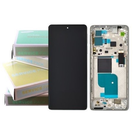 DISPLAY MOTOROLA MOTO EDGE 30 PRO BIANCO - WITH FRAME