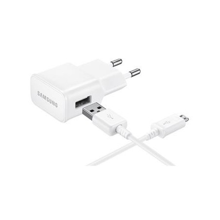 CARICABATTERIE DA RETE MICRO USB SAMSUNG BIANCO EP-TA20EWE