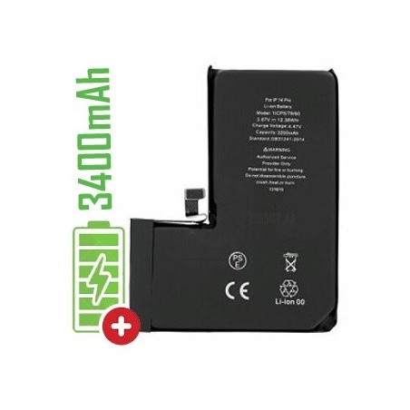 BATTERIA APPLE IPHONE 14 PRO - MAGGIORATA 3400mAh