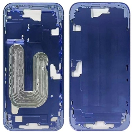 COVER CENTRALE APPLE IPHONE 16 BLU