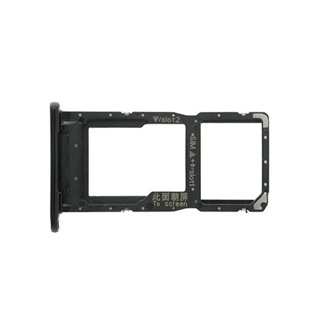 CARRELLO SIM/MEMORY CARD HUAWEI P SMART 2020 NERO
