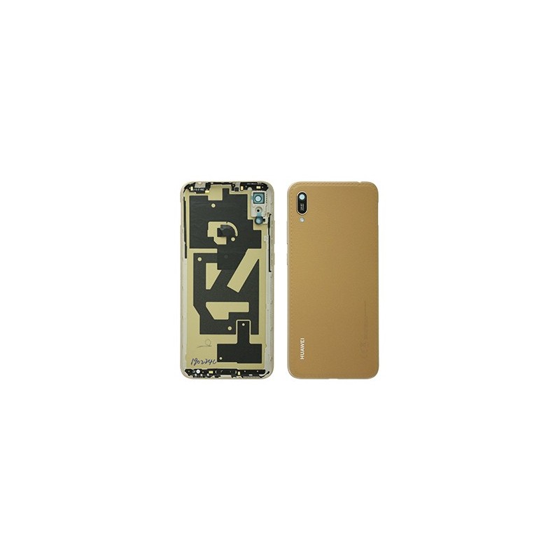 COVER BATTERIA HUAWEI Y6 2019 MARRONE