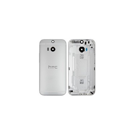 COVER BATTERIA HTC ONE M8 SILVER