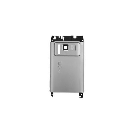 COVER BATTERIA NOKIA N8 SILVER BIANCA