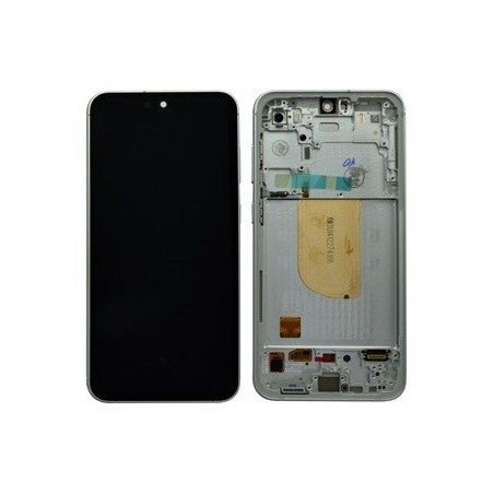 DISPLAY SAMSUNG GALAXY S23 FE SM-S711B BIANCO / ARANCIONE / BLU / CREMA / VIOLA / VERDE - WITH FRAME