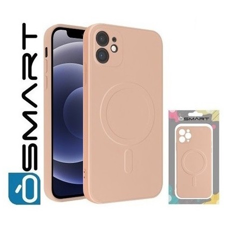 COVER PROTEZIONE APPLE IPHONE 16e - MAGSAFE SILICONE ROSA (CON PROTEZIONE FOTOCAMERA)