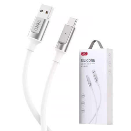 CAVO HUAWEI SAMSUNG XIAOMI TYPE-C / TYPE-C 1MT 6A BIANCO XO-NB251
