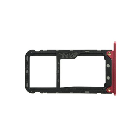 CARRELLO SIM/MEMORY CARD XIAOMI REDMI NOTE 5 ROSSO