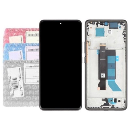 DISPLAY XIAOMI REDMI NOTE 14 PRO 5G NERO - WITH FRAME