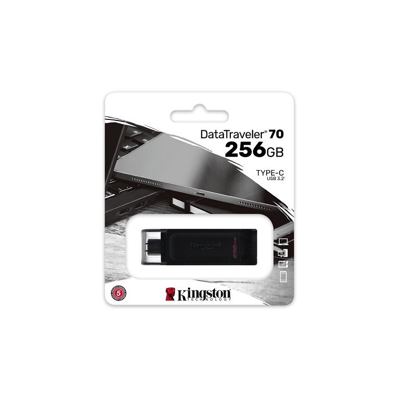 PENDRIVE 128GB TYPE-C KINGSTON DT70/256GB