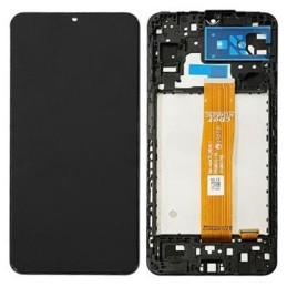 DISPLAY SAMSUNG GALAXY A04s SM-A047 NERO - FLAT SM-A047F REV0.1 CDOT - WITH FRAME