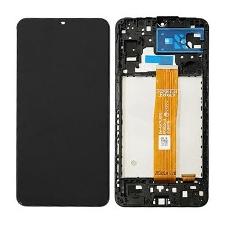 DISPLAY SAMSUNG GALAXY A04s SM-A047 NERO - FLAT SM-A047F REV0.1 CDOT - WITH FRAME
