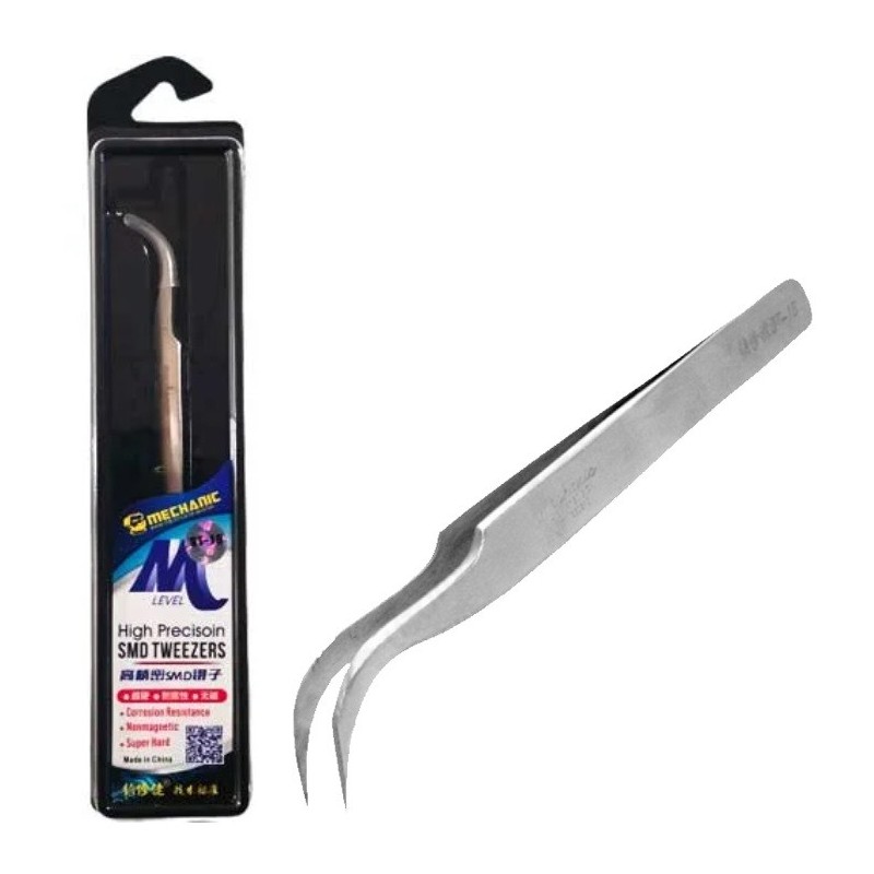 PINZETTA CON PUNTA CURVA MECHANIC ST15