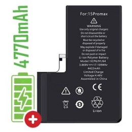 BATTERIA APPLE IPHONE 15 PRO MAX - MAGGIORATA 4770mAh