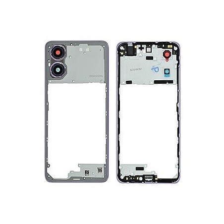 COVER CENTRALE MOTOROLA MOTO E14 VIOLA