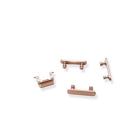 KIT TASTI LATERALI APPLE IPHONE 8 GOLD ROSA