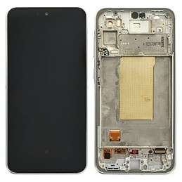 DISLAY SAMSUNG GALAXY A36 5G SM-A366 BIANCO - WITH FRAME