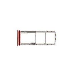 CARRELLO SIM/MEMORY CARD MOTOROLA MOTO G04 ARANCIONE