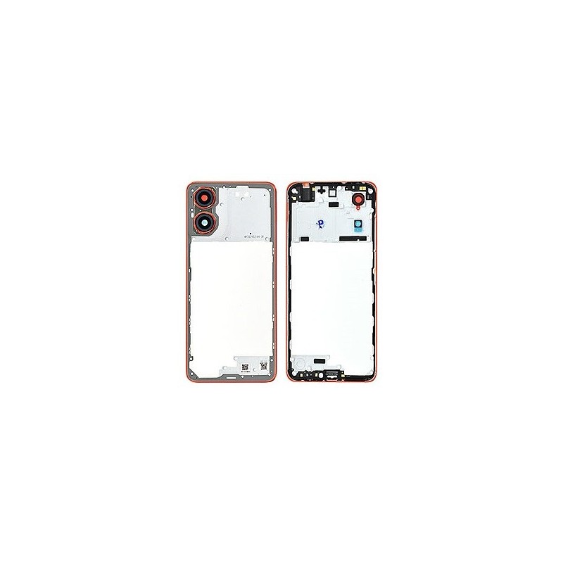 COVER CENTRALE MOTOROLA MOTO G04 ORANGE COVER CENTRALE MOTOROLA MOTO G04 ORANGE