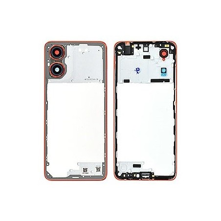 COVER CENTRALE MOTOROLA MOTO G04 ORANGE