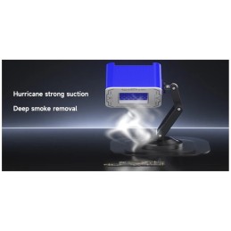 LAMPADA POLIMERIZZANTE UV - VENTILATORE - ESTRAZIONE FUMI MECHANIC FUL-4