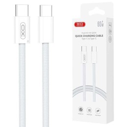 CAVO APPLE HUAWEI SAMSUNG XIAOMI TYPE-C / TYPE-C 1MT 60W BIANCO XO-NB-Q260A
