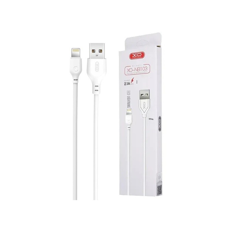 CAVO APPLE LIGHTNING / USB 2MT 2.1A BIANCO XO-NB103 CAVO APPLE LIGHTNING / USB 2MT 2.1A BIANCO XO-NB103