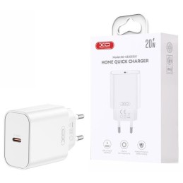 CARICABATTERIE TYPE-C FAST CHARGER 3A 20W BIANCO XO-CE32