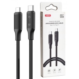 CAVO APPLE HUAWEI SAMSUNG XIAOMI TYPE-C / TYPE-C 1MT 60W NERO XO-NB-Q265B