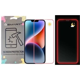 VETRO TEMPERATO APPLE IPHONE 7 / 8 / SE 2020 - CON BORDINO ROSSO FLUO