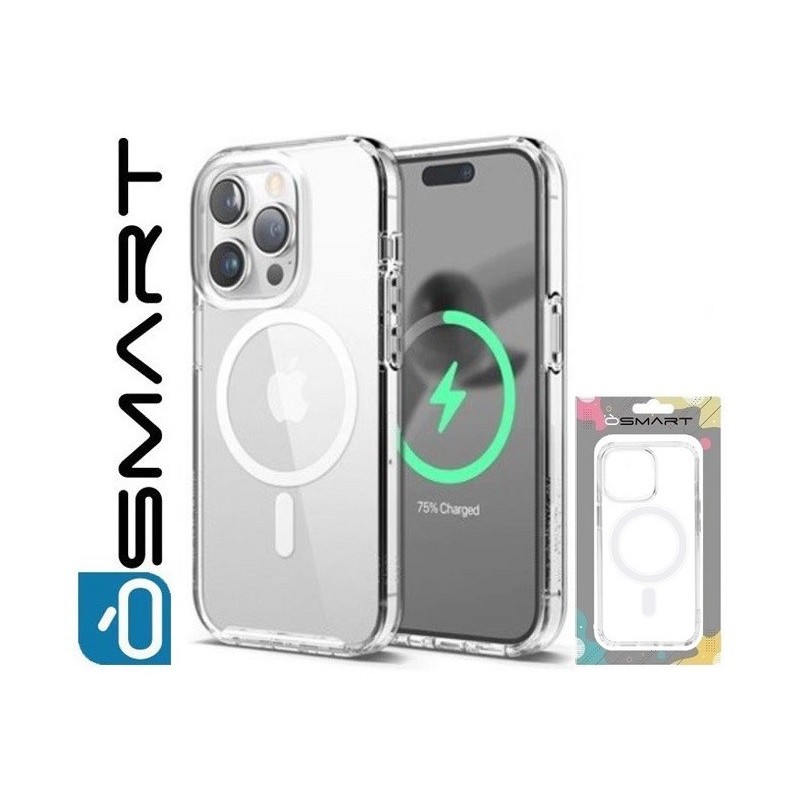COVER PROTEZIONE APPLE IPHONE 11 PRO - MAGSAFE TPU TRASPARENTE ANELLO BIANCO COVER PROTEZIONE APPLE IPHONE 11 PRO - MAGSAFE TPU TRASPARENTE ANELLO BIANCO