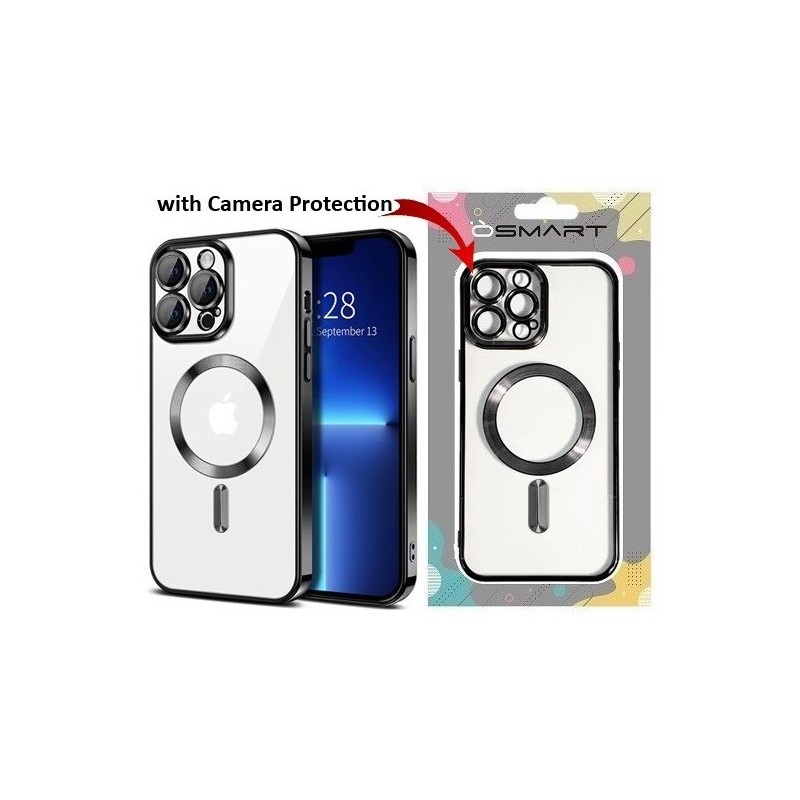 COVER PROTEZIONE APPLE IPHONE 16 PRO - MAGSAFE TPU TRASPARENTE/NERO (CON PROTEZIONE FOTOCAMERA) COVER PROTEZIONE APPLE IPHONE 16 PRO - MAGSAFE TPU TRASPARENTE/NERO (CON PROTEZIONE FOTOCAMERA)