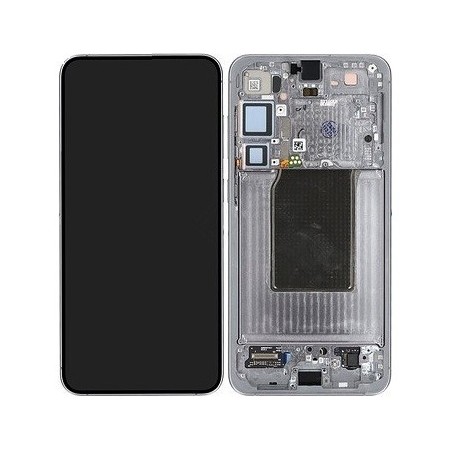 DISPLAY SAMSUNG GALAXY S25 PLUS SM-S936 SILVER SHADOW - WITH FRAME