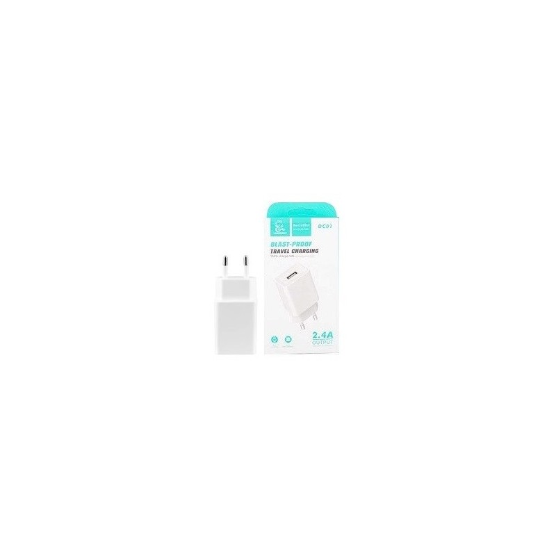 CARICABATTERIE USB FAST CHARGER 2.4A 12W BIANCO VDENMENV DC01 CARICABATTERIE USB FAST CHARGER 2.4A 12W BIANCO VDENMENV DC01