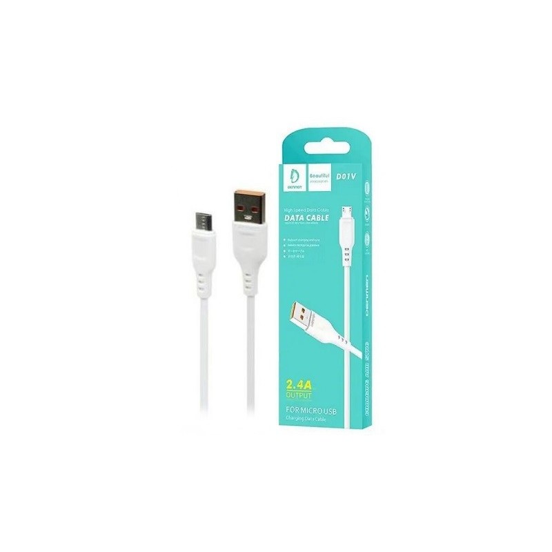 CAVO HUAWEI SAMSUNG XIAOMI MICRO USB / USB 1MT BIANCO VDENMENV D01V