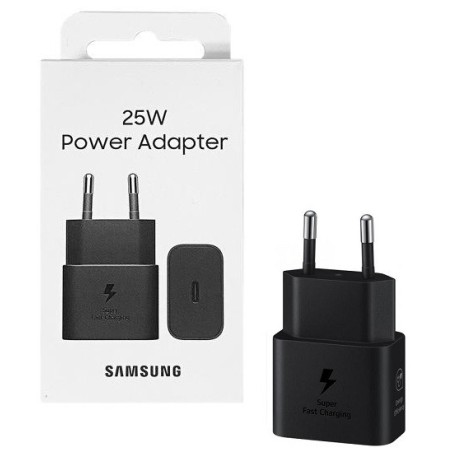 CARICABATTERIE TYPE-C SAMSUNG FAST CHARGER EP-T2510NBEGEU NERO 25W