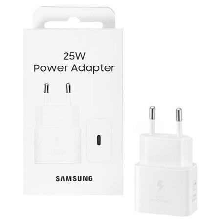 CARICABATTERIE TYPE-C SAMSUNG FAST CHARGER EP-T2510NWEGEU BIANCO 25W