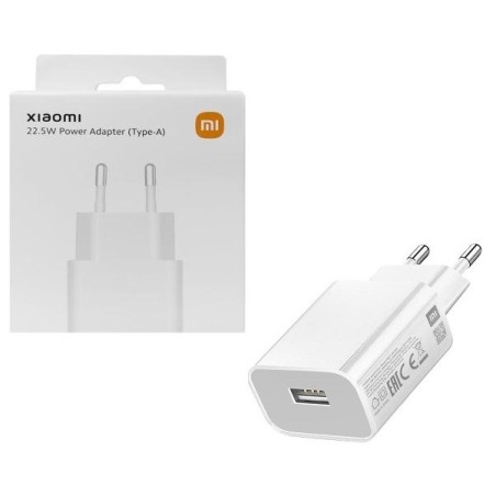 CARICABATTERIE USB XIAOMI FAST CHARGER MDY-11-EP BIANCO 22.5W