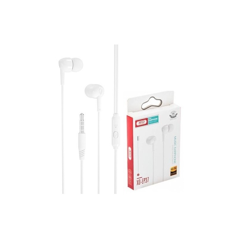 AURICOLARE XO (JACK 3.5MM) EP37 BIANCO