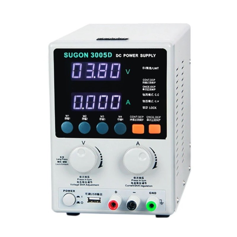 ALIMENTATORE DA BANCO SUGON 3005D ALIMENTATORE DA BANCO SUGON 3005D