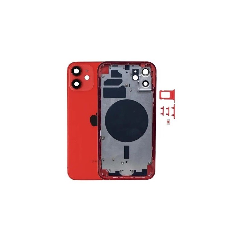 COVER POSTERIORE APPLE IPHONE 12 MINI ROSSO